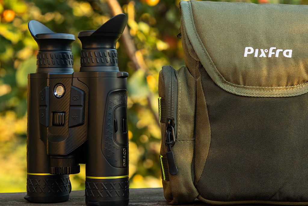 Pixfra Draco D335-4K Multispectral Thermal Binoculars with Laser Rangefinder